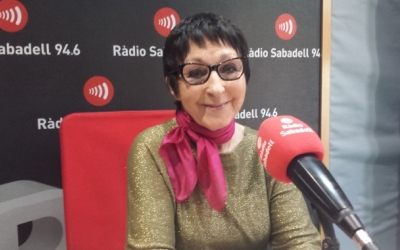 Mirna Lacambra durant una entrevista a Ràdio Sabadell | Arxiu